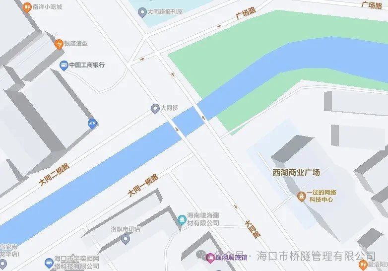 施工时间有变！海口海秀立交桥、大同路桥交通疏导告示(图2)