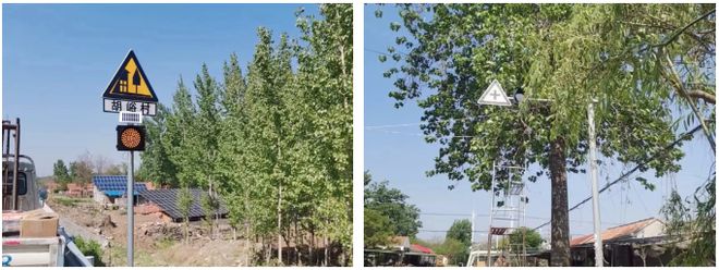 【镇街时间】石埠子镇安装黄闪警示灯守护群众出行安全(图2)