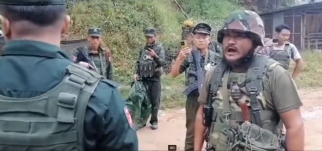 克钦军棒赛南岛勐搏舌战萌萌军缅甸吵架开始推广普通话了(图2)