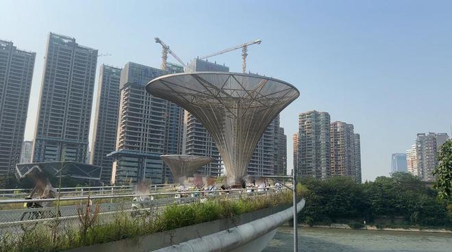 人行天桥变“骑行”天桥？市民投诉成都网红“蘑菇桥”有通行安全隐患(图3)