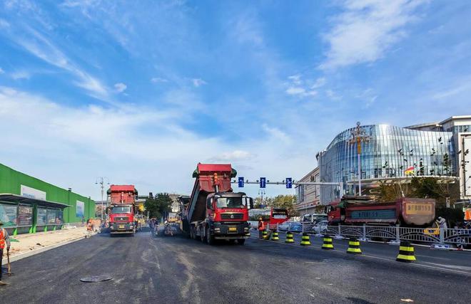 施工历时3个多月烟台芝罘区海港路主路11