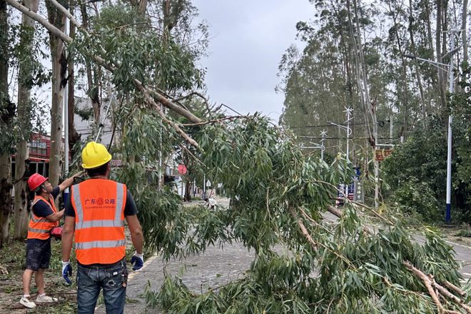 广东因台风灾毁中断的普通国省道全部抢通!接下来广东的天气(图2)