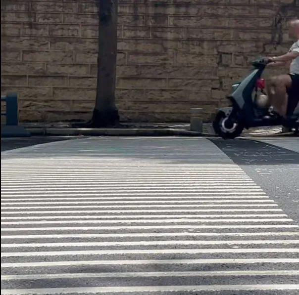 深圳一路口换上新型斑马线市民称“看了晕眩”！部门回应(图2)