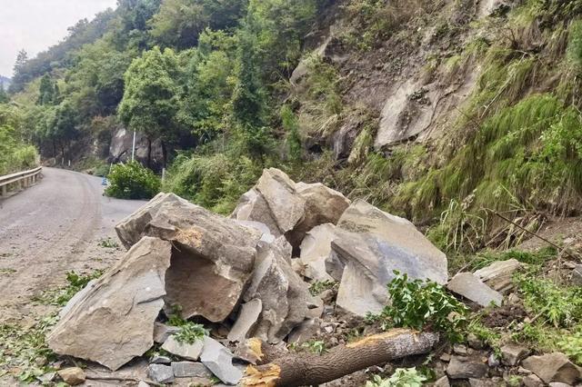 河西街道：路地警联动！及时处置落石险情守