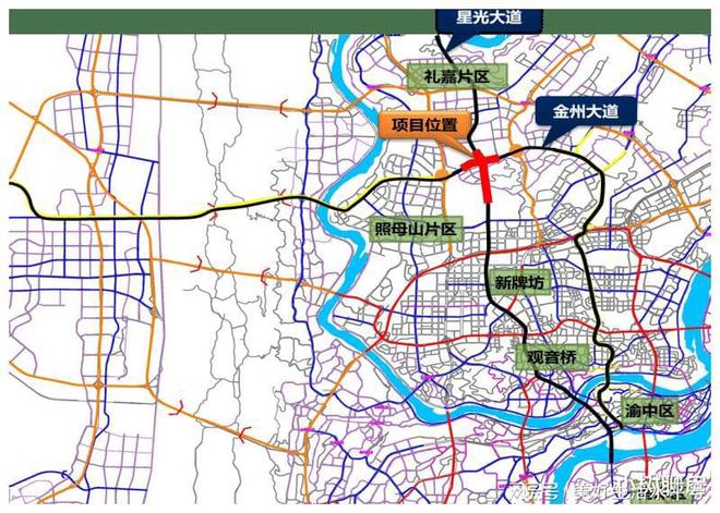 不可思议！重庆星光隧道北延线通车后照母山片区居然更堵了(图2)