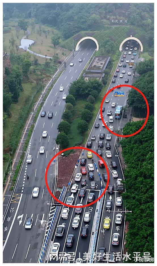 不可思议！重庆星光隧道北延线通车后照母山片区居然更堵了(图6)