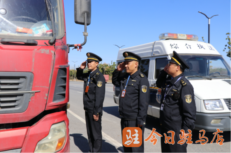 上蔡县交通运输综合行政执法大队执法有“力