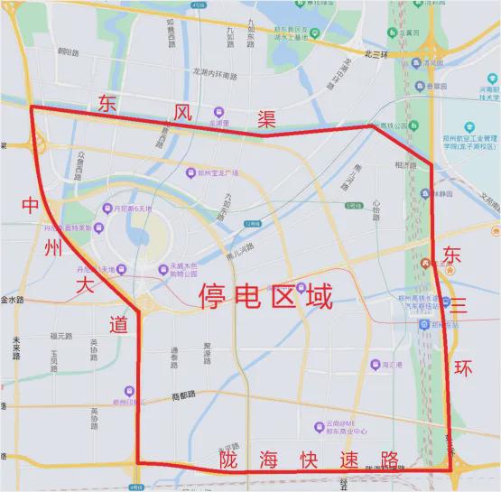 明天郑州这些地方的红绿灯可能不亮