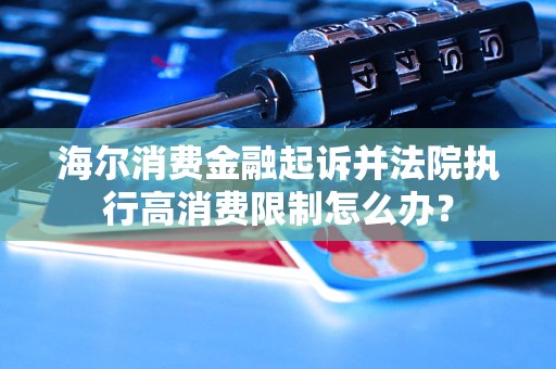 海尔消费金融起诉并法院执行高消费限制怎么