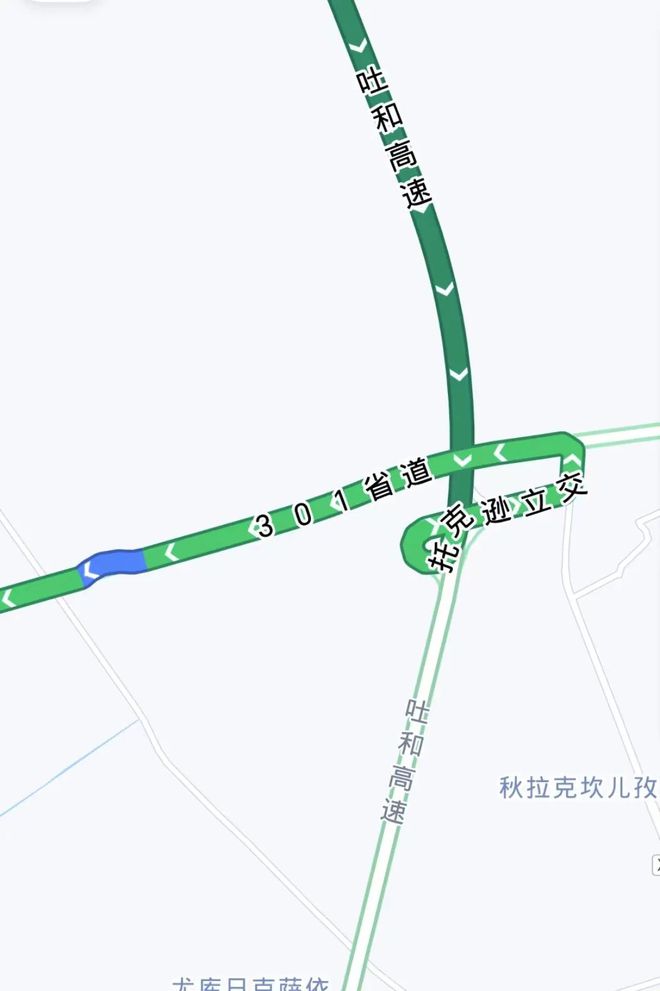 乌鲁木齐至库尔勒方向！G3012线吐和高速甘沟路段施工交通管制！(图2)