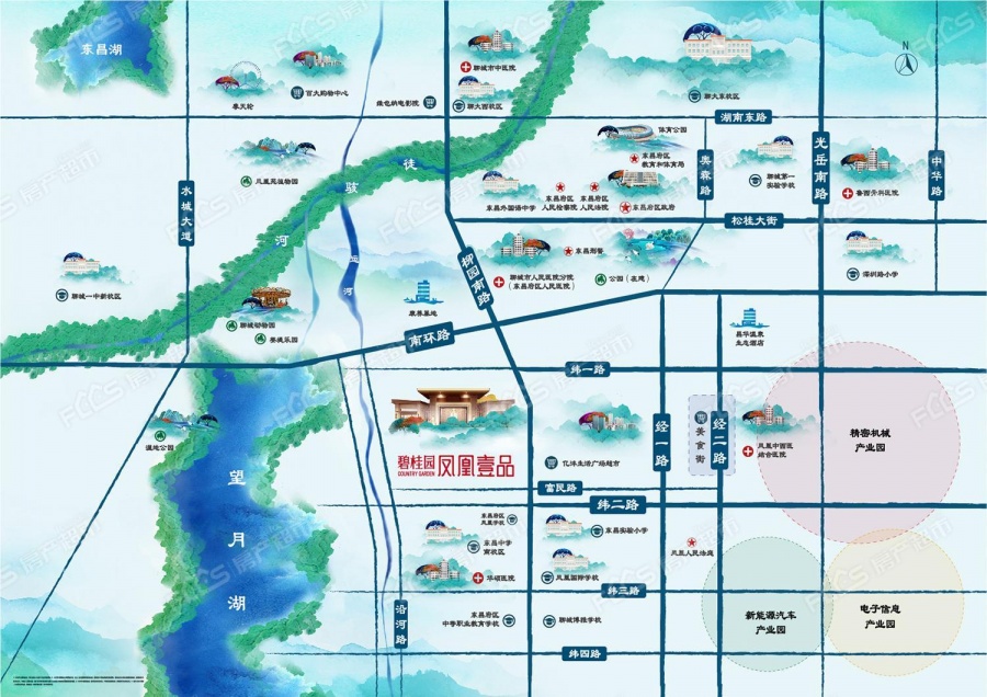 碧桂园·凤凰壹品小区平面图？开发商是哪家？(图2)