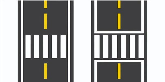 马路上又出“新型标线交警：车主相互转告(图2)