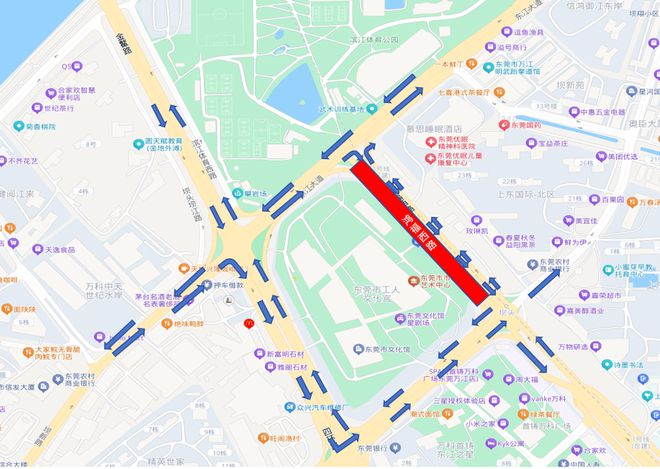 经常往返南城、万江的街坊注意！这条主干道即日起封闭施工！(图2)