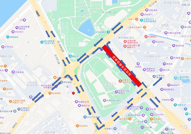 经常往返南城、万江的街坊注意！这条主干道即日起封闭施工！(图3)
