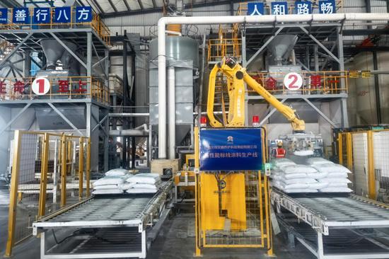 广西北投交通养护科技集团高性能标线涂料产品投入生产(图1)