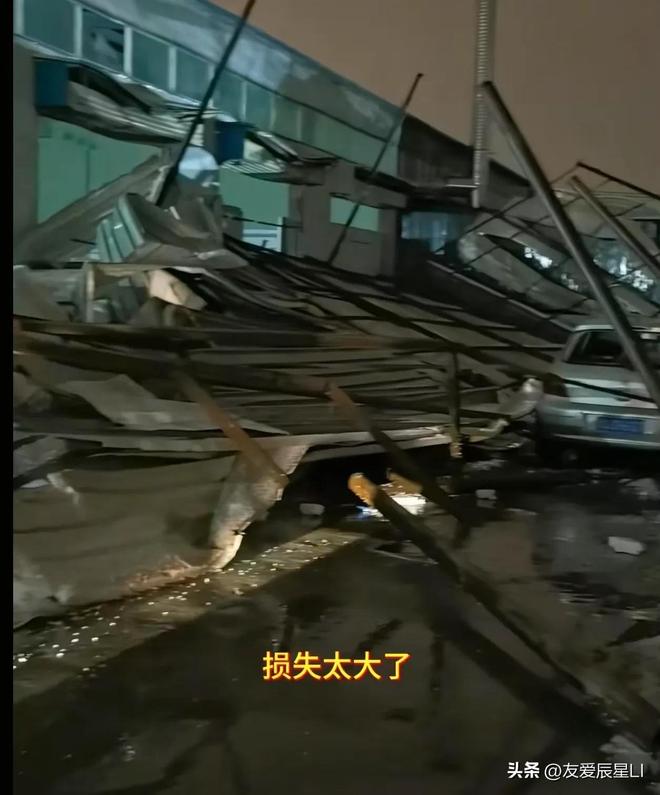 突发！西安冰雹1分钟接1盆航站楼遭殃西瓜烂一地(图8)