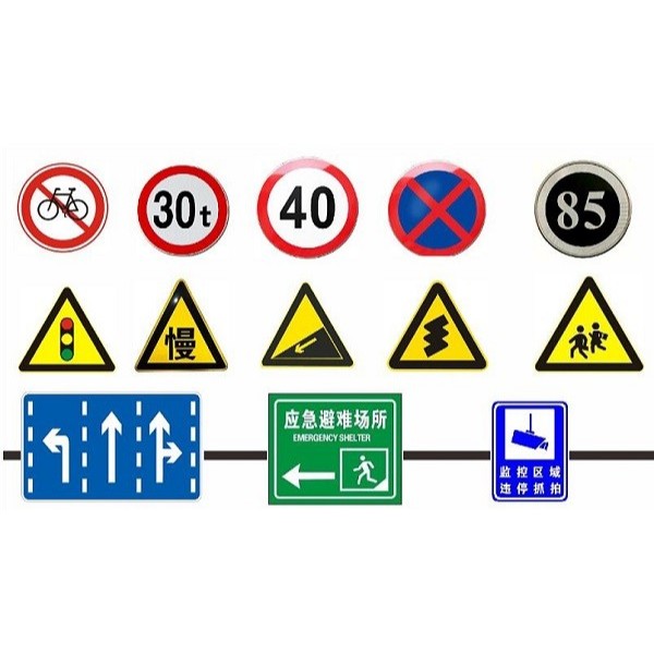 常见的道路交通标志牌类型有哪些？