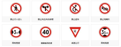 交通标志牌图片大全及解释
