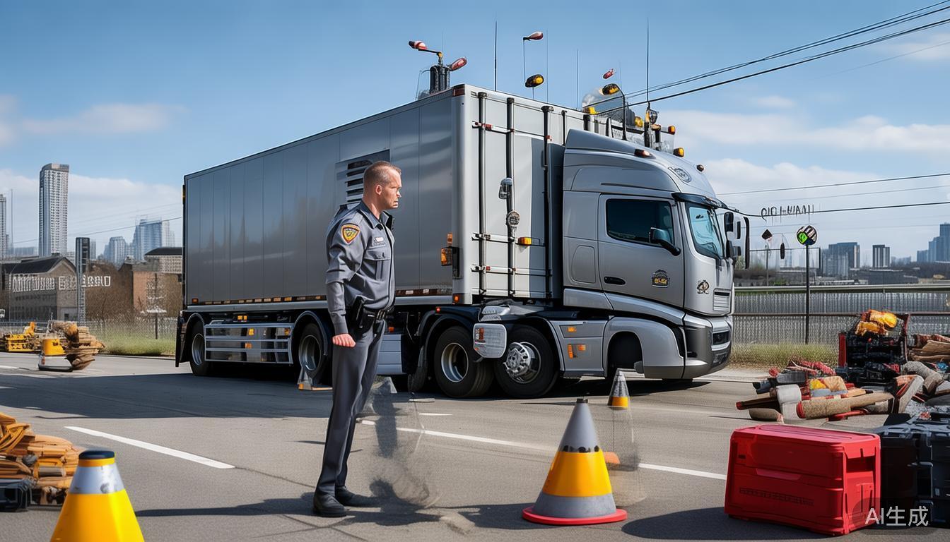 超限货车驾驶员冲关逃避检查这惊险一幕究竟为何发生？(图4)