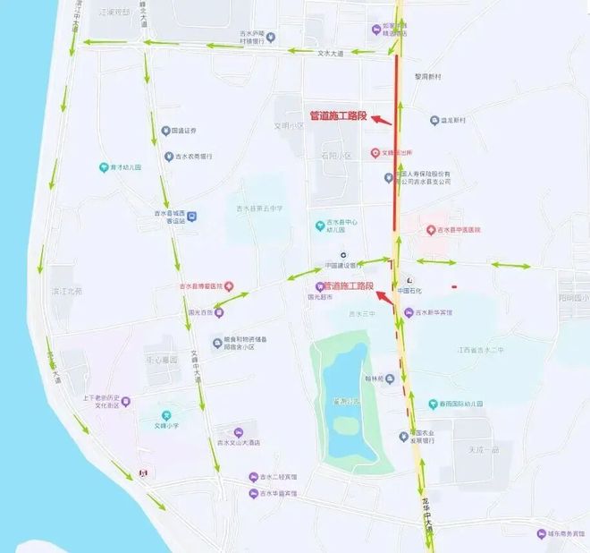 吉水这些路段实行交通管控！涉及万里大道、文峰大道、龙华中(图6)