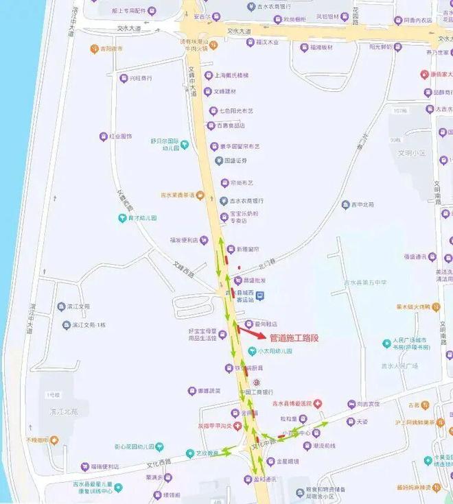 吉水这些路段实行交通管控！涉及万里大道、文峰大道、龙华中(图4)