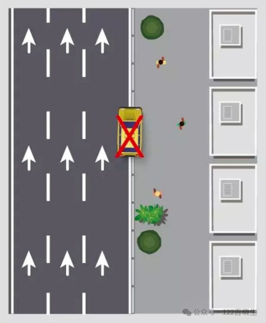 什么地方不能停车？(图4)