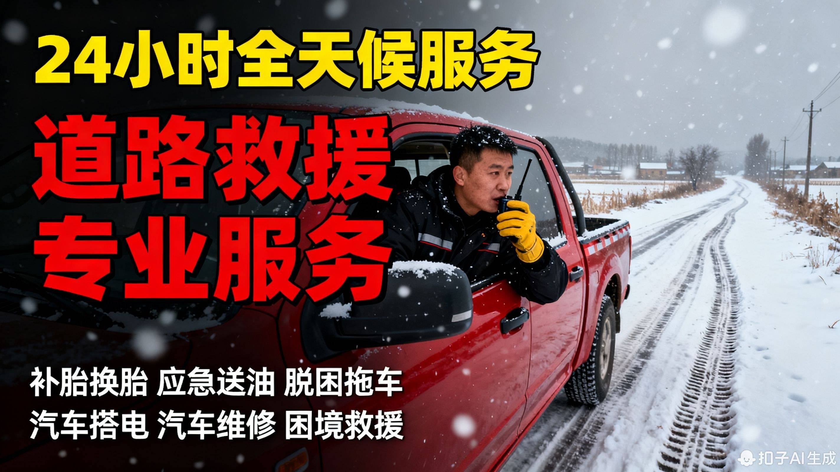 滨海茶淀电瓶搭电救援_附近拖车救援_24